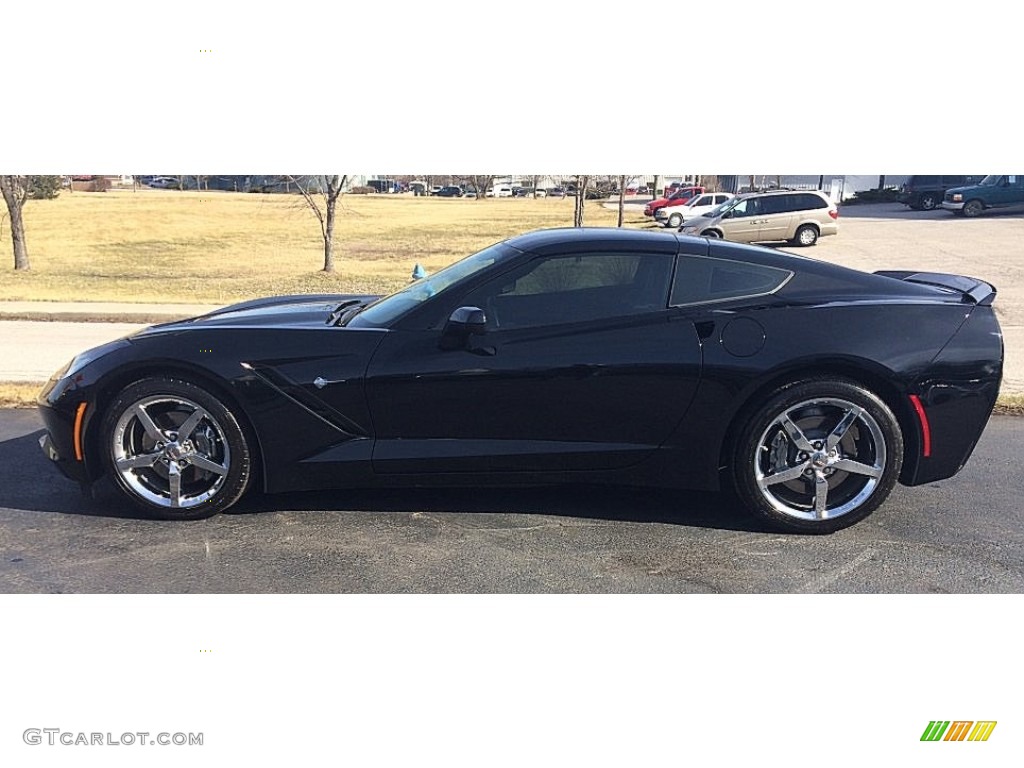 2014 Corvette Stingray Coupe - Black / Jet Black photo #2