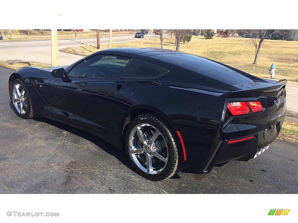 2014 Corvette Stingray Coupe - Black / Jet Black photo #3