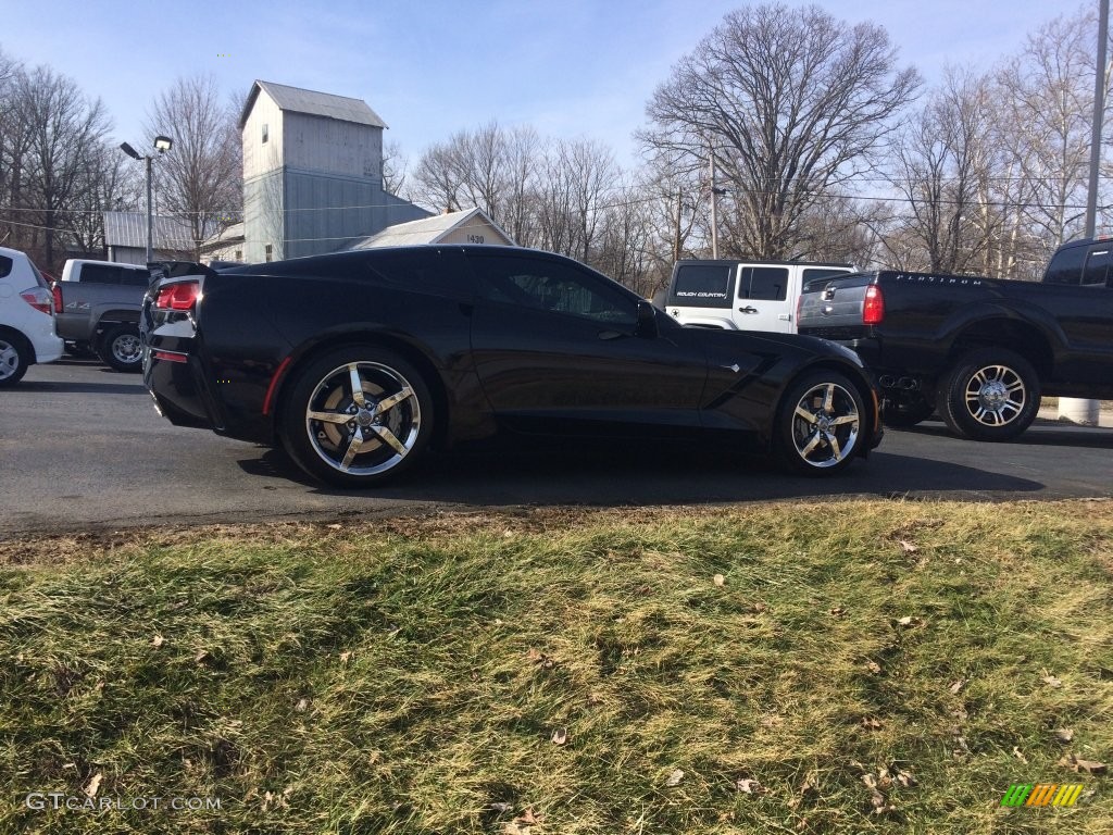 2014 Corvette Stingray Coupe - Black / Jet Black photo #5