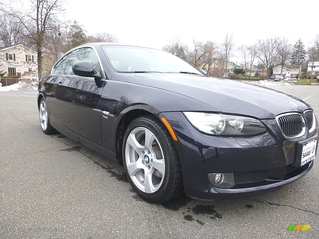 2010 3 Series 328i xDrive Coupe - Monaco Blue Metallic / Saddle Brown Dakota Leather photo #7