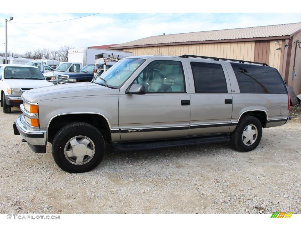 1999 Suburban K1500 LT 4x4 - Sunset Gold Metallic / Neutral photo #42