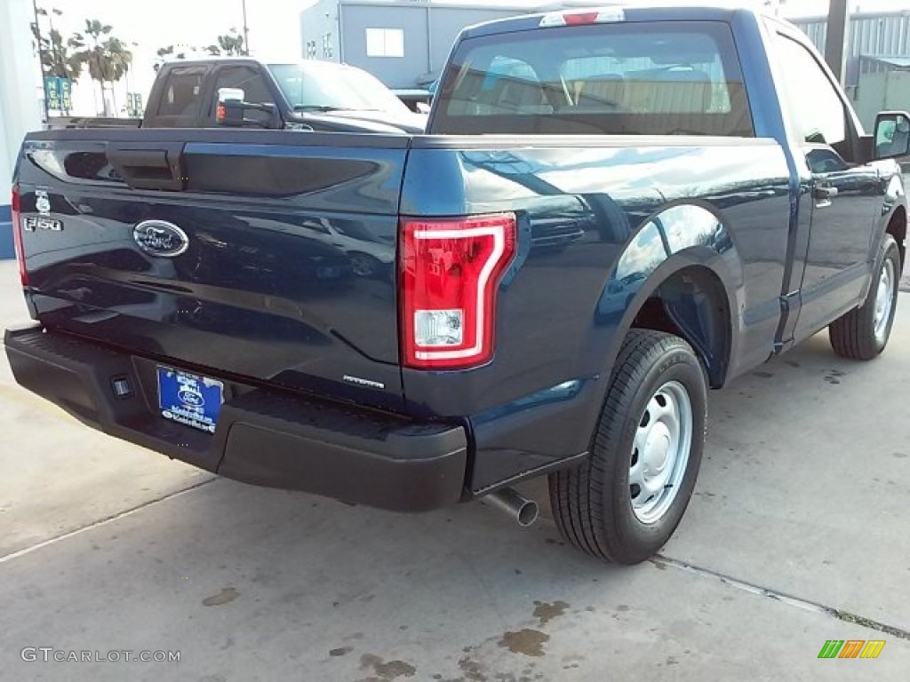 2016 F150 XL Regular Cab - Blue Jeans / Medium Earth Gray photo #17