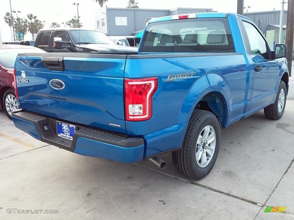2016 F150 XL Regular Cab - Blue Flame / Medium Earth Gray photo #4