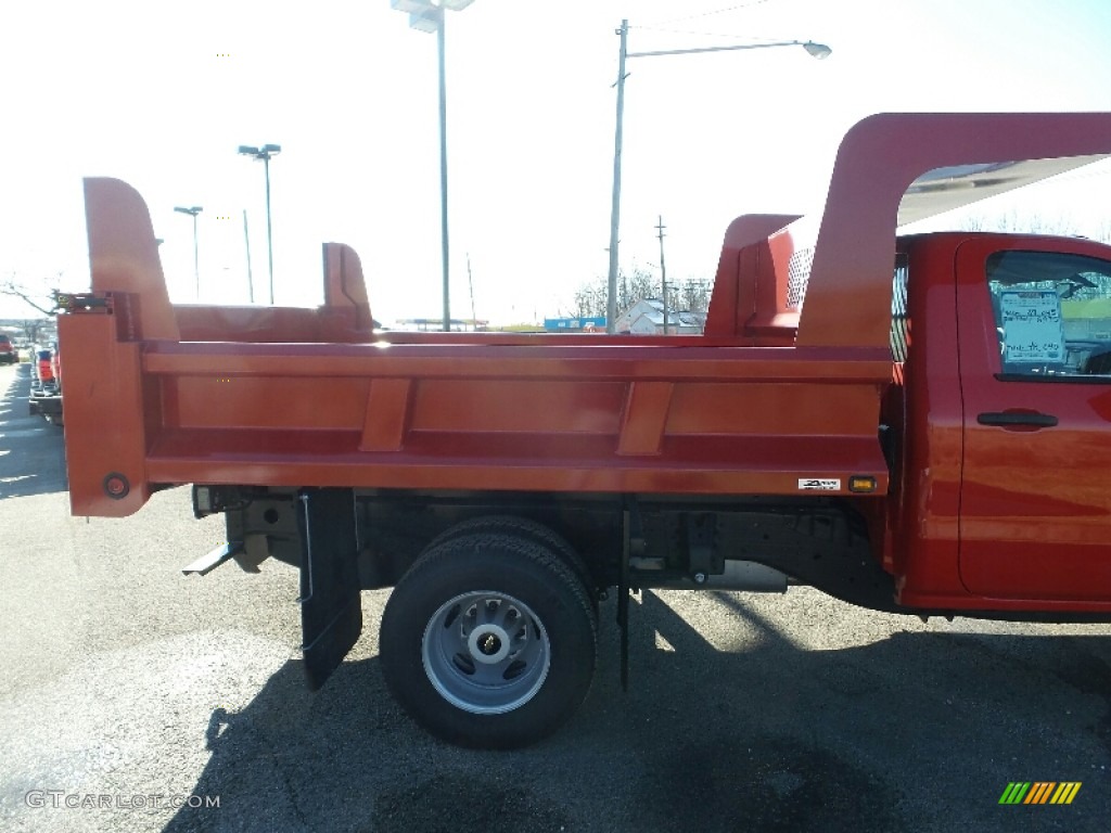 2015 Silverado 3500HD WT Regular Cab 4x4 Chassis - Victory Red / Jet Black/Dark Ash photo #4