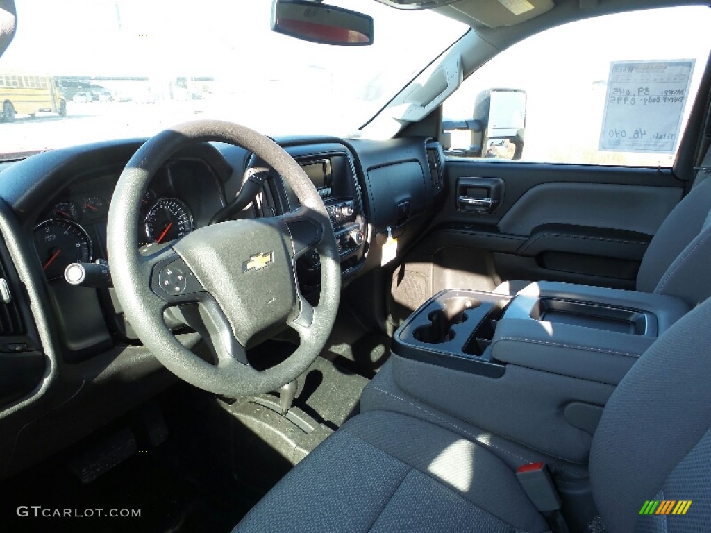 2015 Silverado 3500HD WT Regular Cab 4x4 Chassis - Victory Red / Jet Black/Dark Ash photo #7
