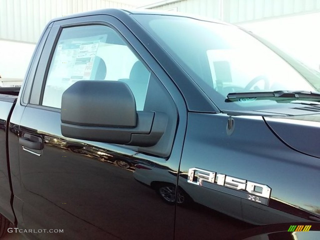 2016 F150 XL Regular Cab - Shadow Black / Medium Earth Gray photo #6