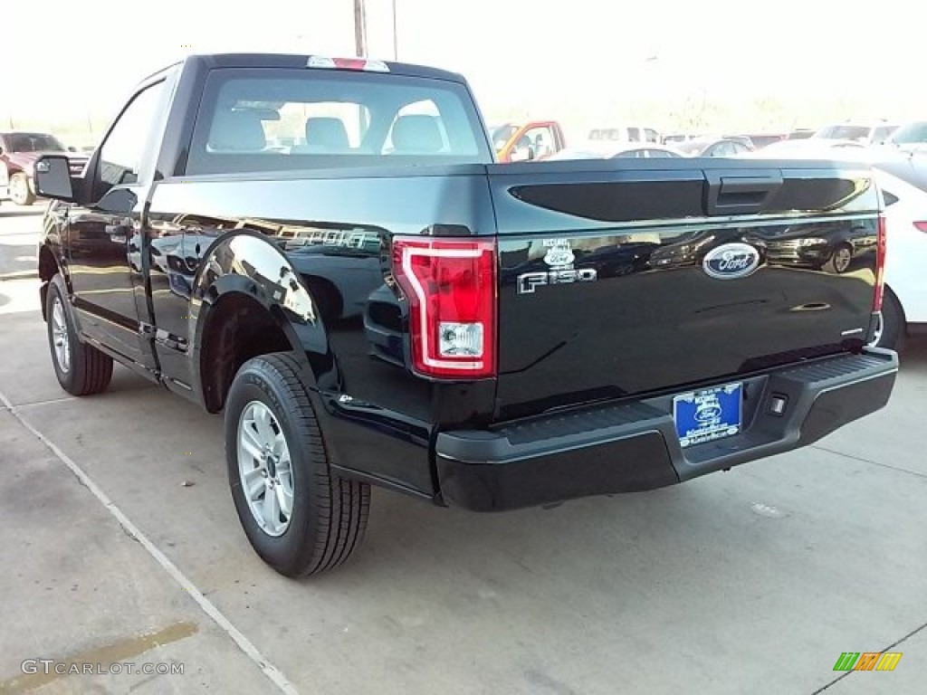 2016 F150 XL Regular Cab - Shadow Black / Medium Earth Gray photo #11