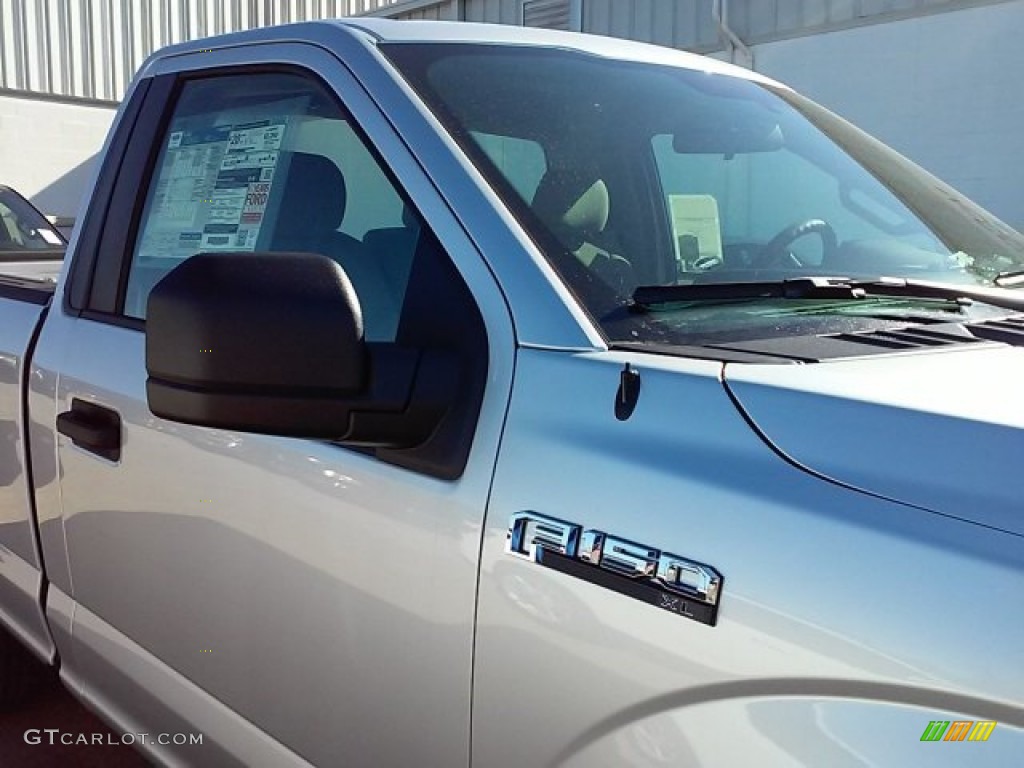 2016 F150 XL Regular Cab - Ingot Silver / Medium Earth Gray photo #6