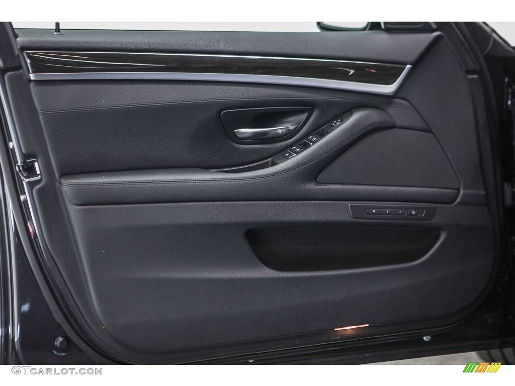 2013 5 Series ActiveHybrid 5 - Dark Graphite Metallic II / Black photo #22