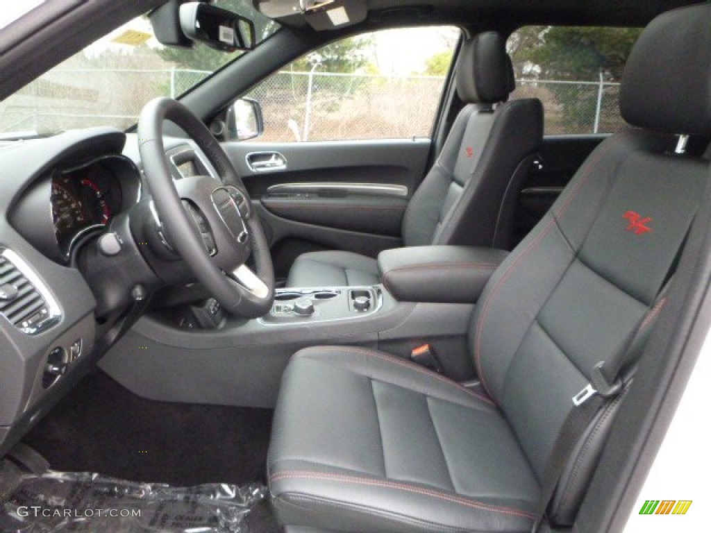 Black/Red Interior 2016 Dodge Durango R/T AWD Photo #110613934