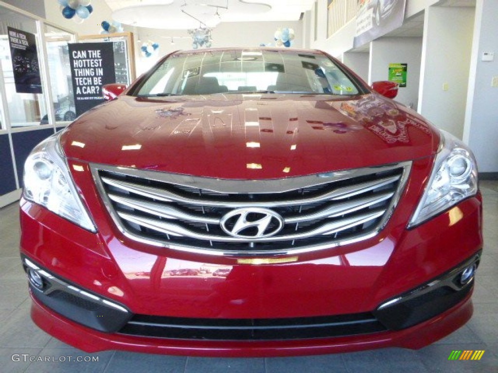2016 Azera  - Venetian Red Pearl / Graphite Black photo #10