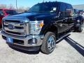 Shadow Black - F350 Super Duty Lariat Crew Cab 4x4 DRW Photo No. 8