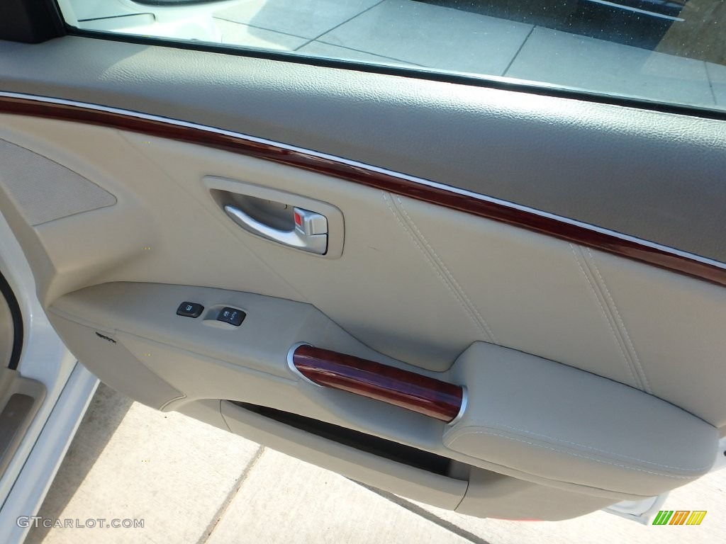 2008 Azera Limited - Powder White Pearl / Beige photo #12