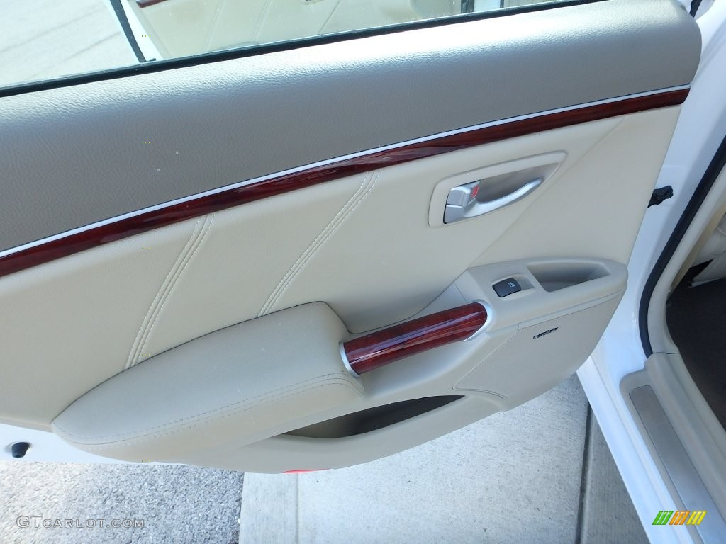 2008 Azera Limited - Powder White Pearl / Beige photo #19