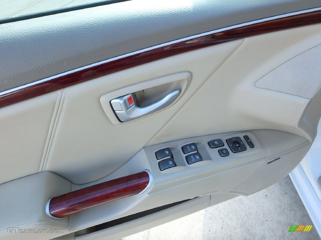 2008 Azera Limited - Powder White Pearl / Beige photo #20