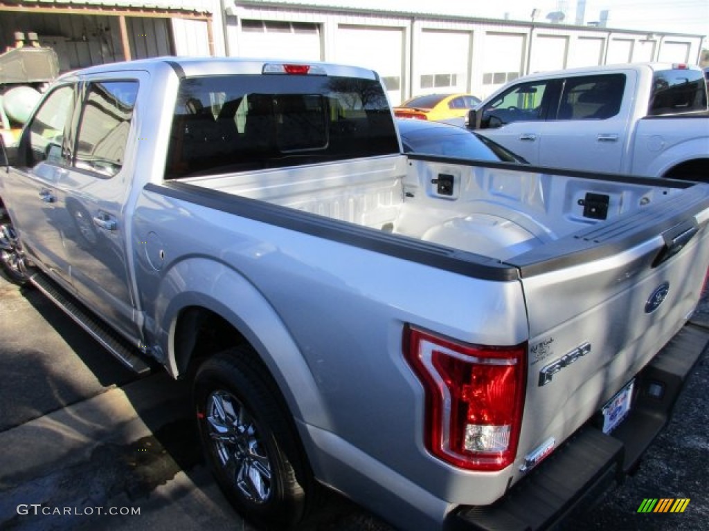 2016 F150 XLT SuperCrew - Ingot Silver / Medium Earth Gray photo #5