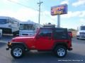 2006 Flame Red Jeep Wrangler SE 4x4  photo #2
