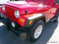 2006 Flame Red Jeep Wrangler SE 4x4  photo #24