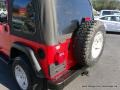2006 Flame Red Jeep Wrangler SE 4x4  photo #27