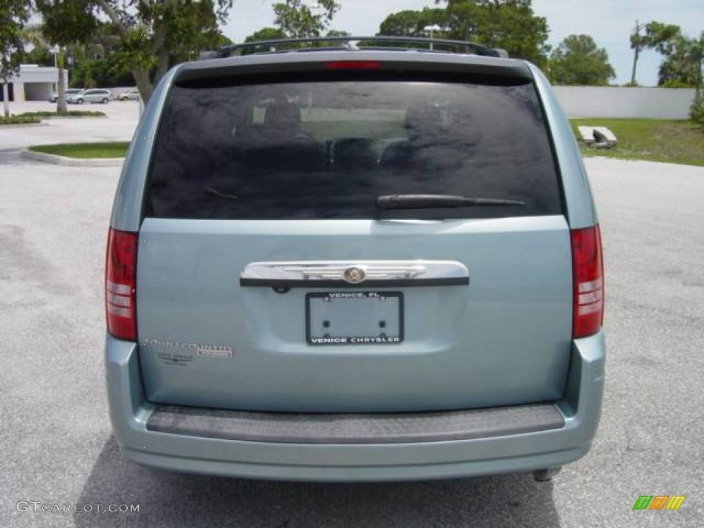 2008 Town & Country Touring - Clearwater Blue Pearlcoat / Medium Pebble Beige/Cream photo #5