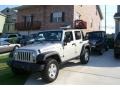 Bright Silver Metallic 2007 Jeep Wrangler Unlimited Rubicon 4x4 Exterior