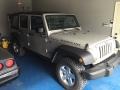 Bright Silver Metallic - Wrangler Unlimited Rubicon 4x4 Photo No. 3