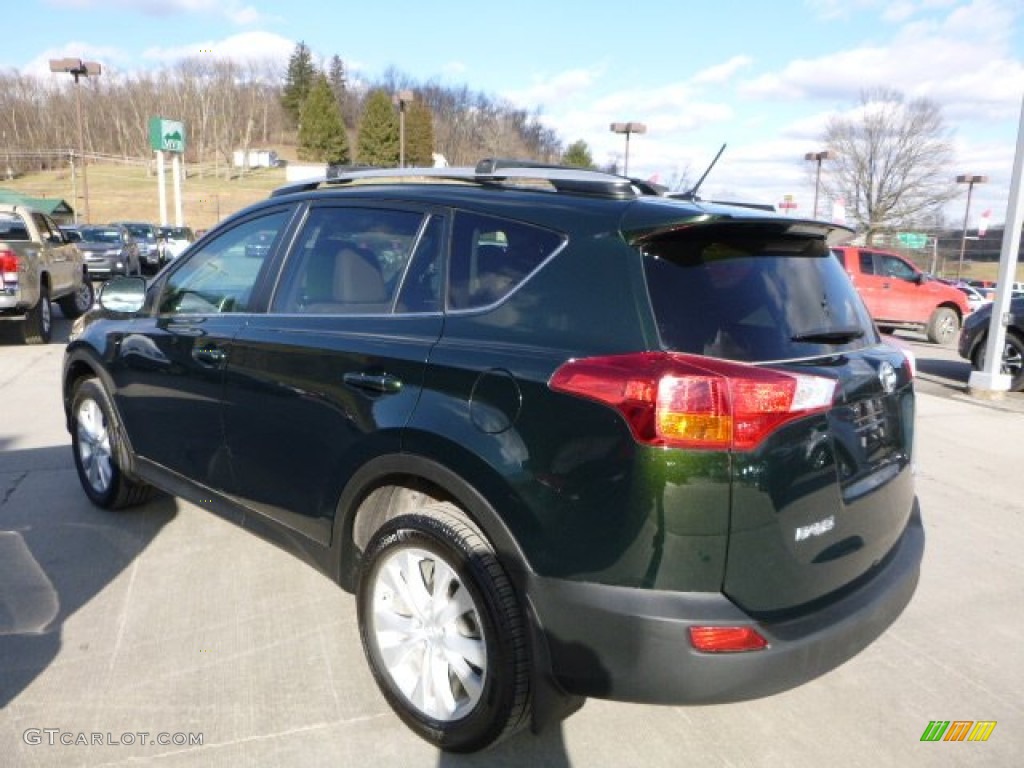 2013 RAV4 Limited AWD - Spruce Green Mica / Ash photo #10