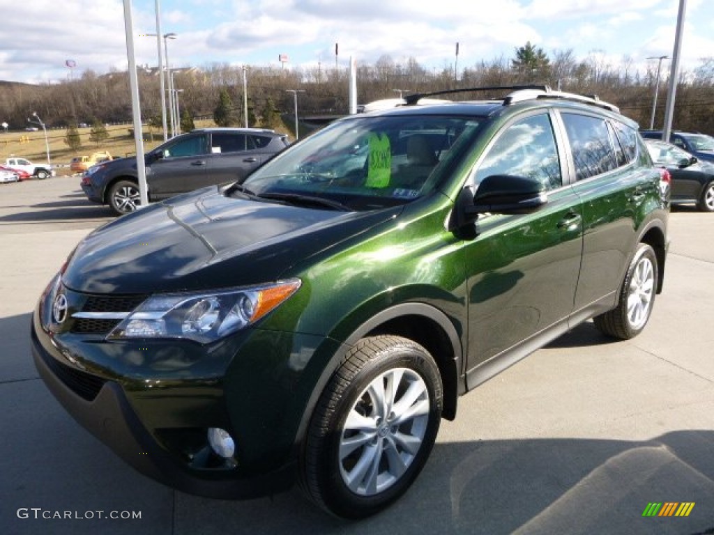 Spruce Green Mica 2013 Toyota RAV4 Limited AWD Exterior Photo #110623213