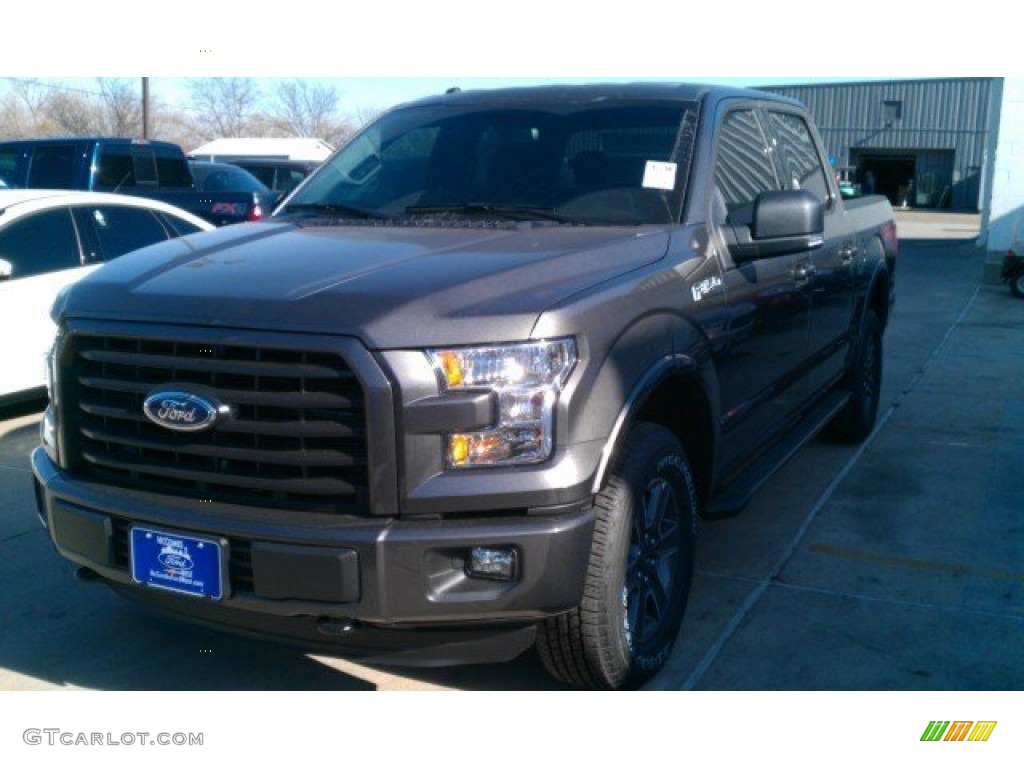 2016 F150 XLT SuperCrew 4x4 - Magnetic / Black photo #7