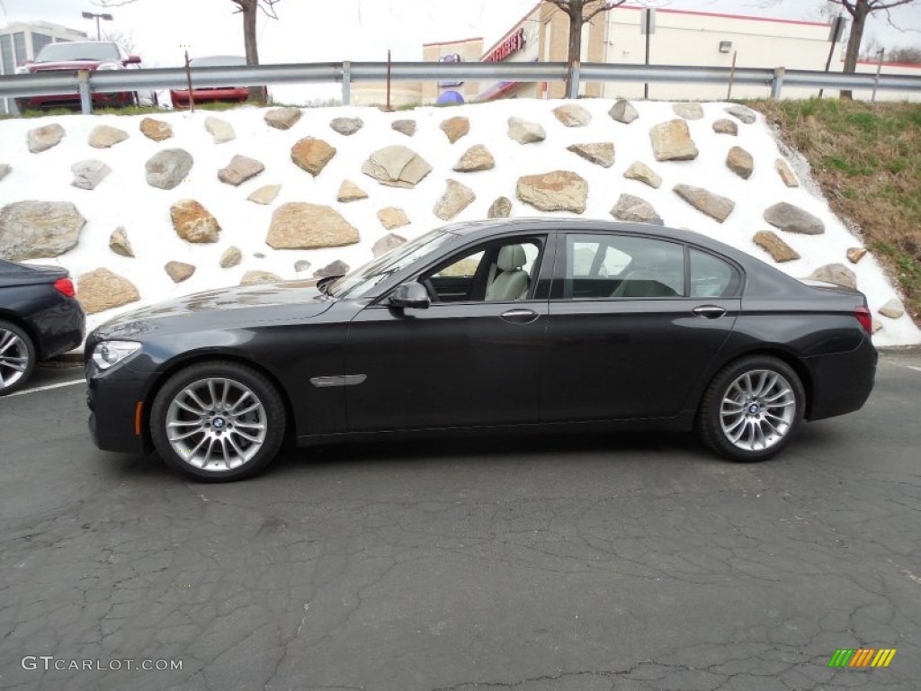 Dark Graphite Metallic 2014 BMW 7 Series 750Li xDrive Sedan Exterior Photo #110624320