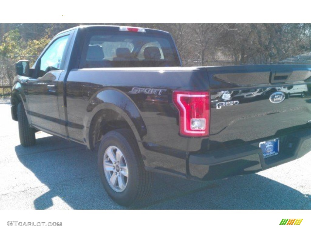 2016 F150 XL Regular Cab - Shadow Black / Medium Earth Gray photo #11