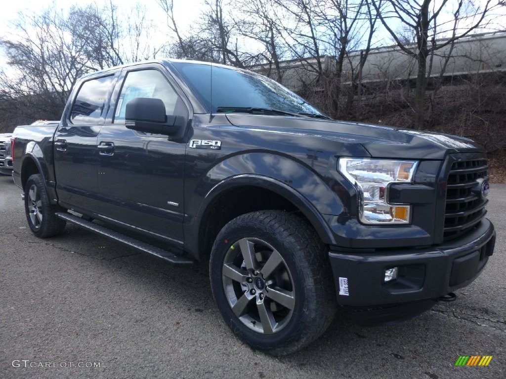 2016 F150 XLT SuperCrew 4x4 - Lithium Gray / Black photo #9