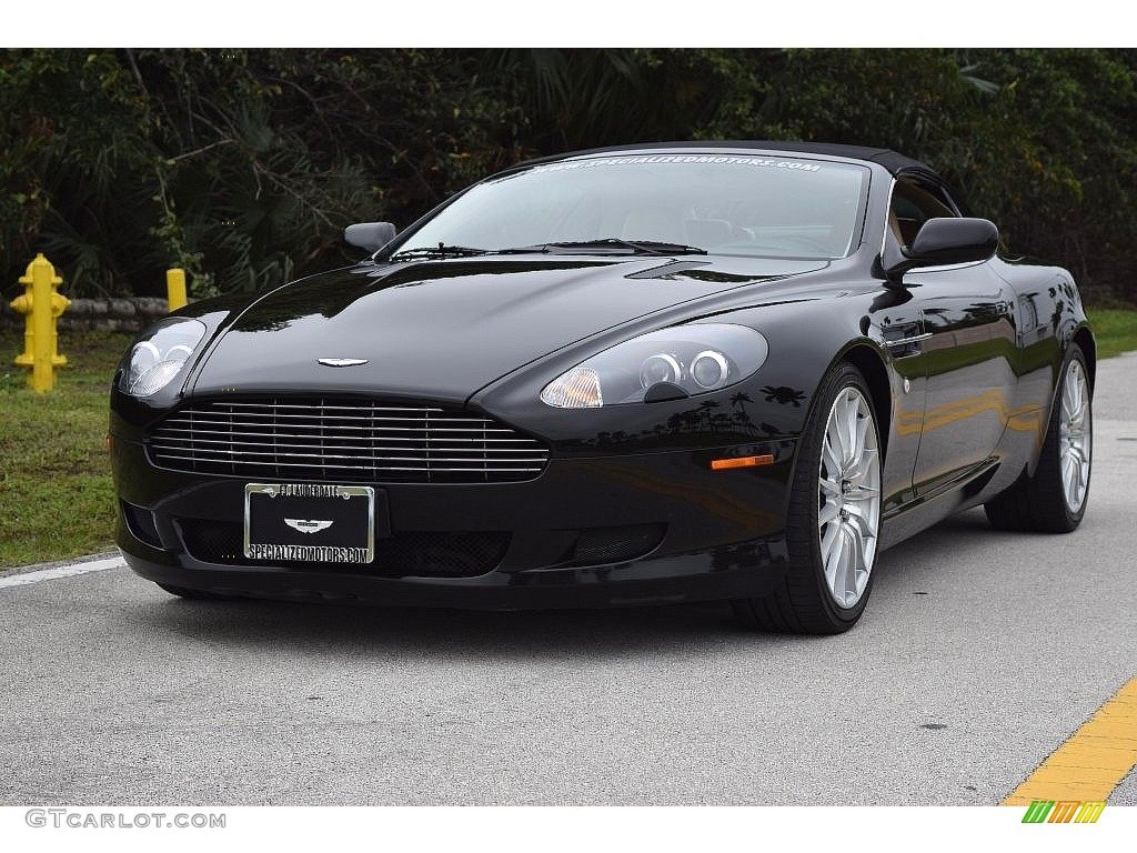 2006 DB9 Volante - Jet Black / Sandstorm photo #12