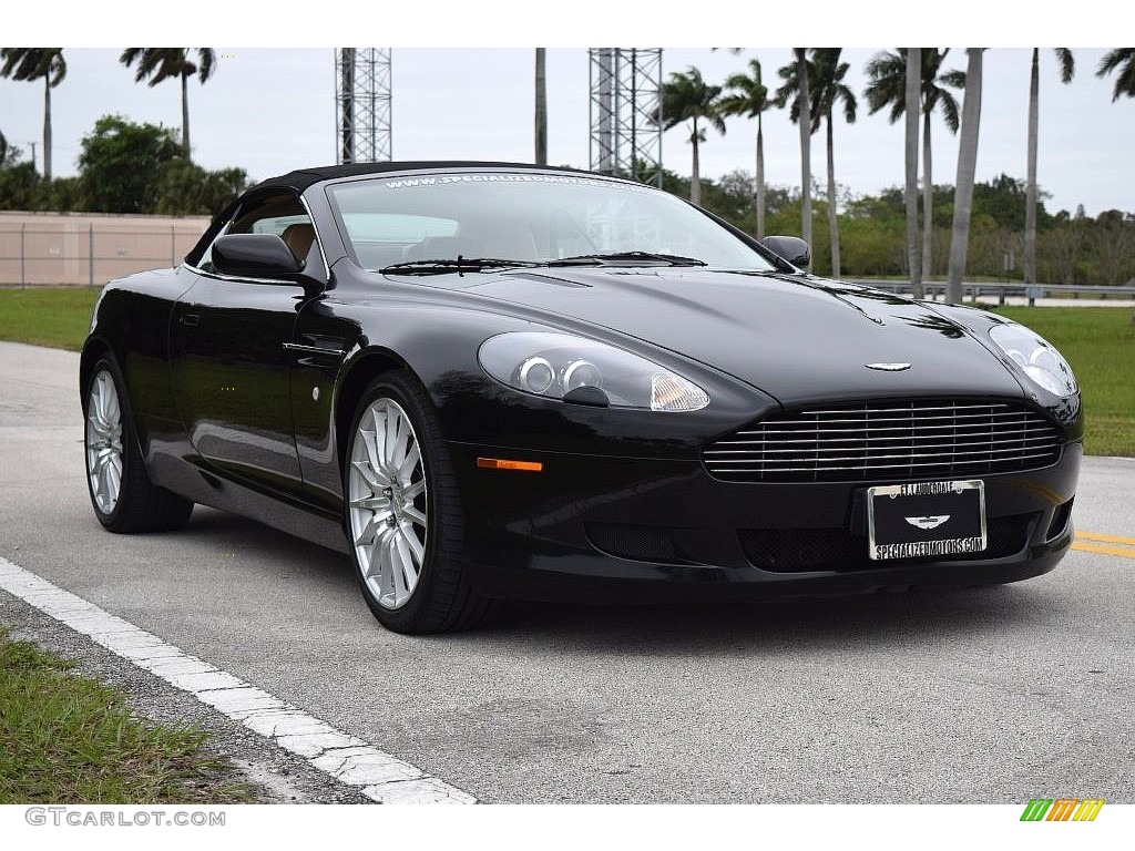 2006 DB9 Volante - Jet Black / Sandstorm photo #14