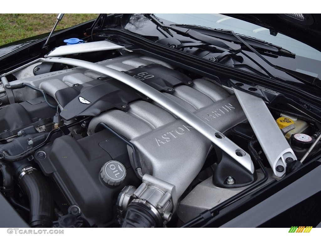 2006 Aston Martin DB9 Volante 6.0 Liter DOHC 48 Valve V12 Engine Photo #110626324