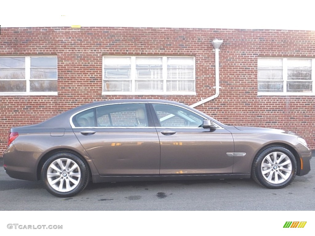 2014 7 Series 740Li xDrive Sedan - Mojave Metallic / Light Saddle photo #6