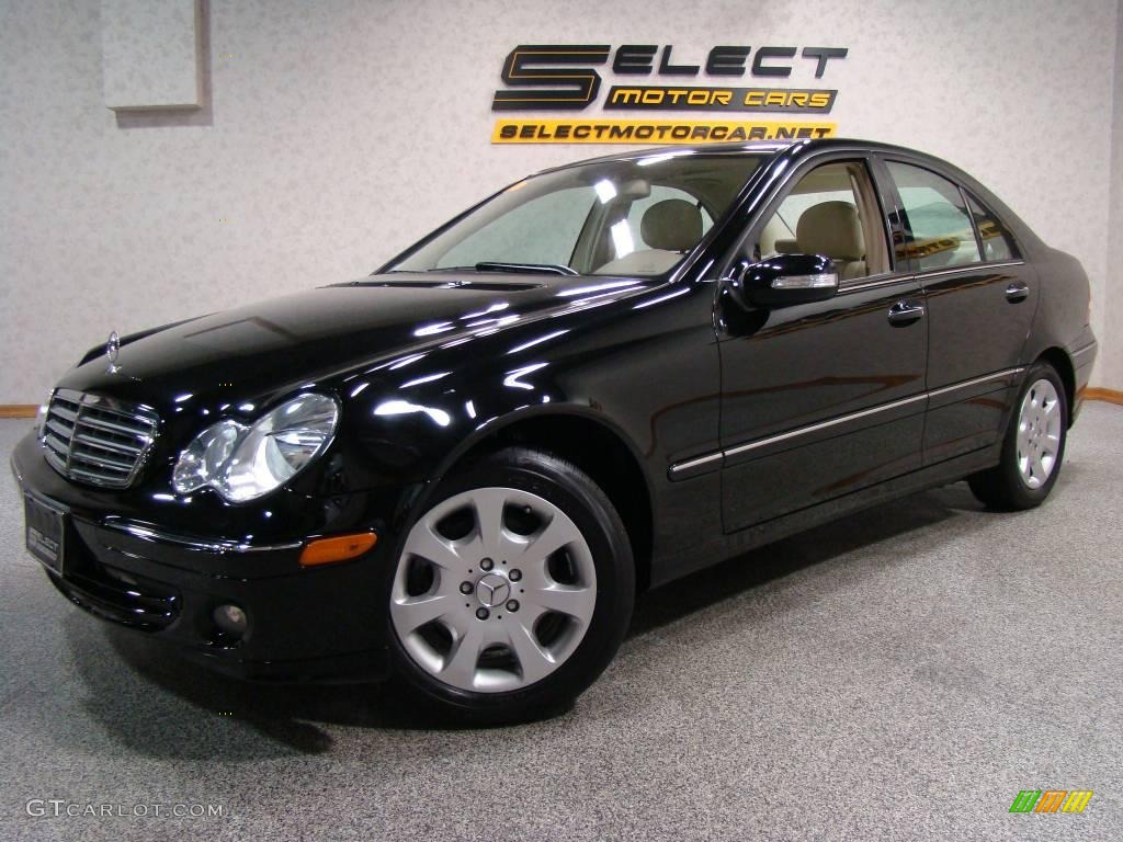 2006 C 280 4Matic Luxury - Black / Stone photo #1