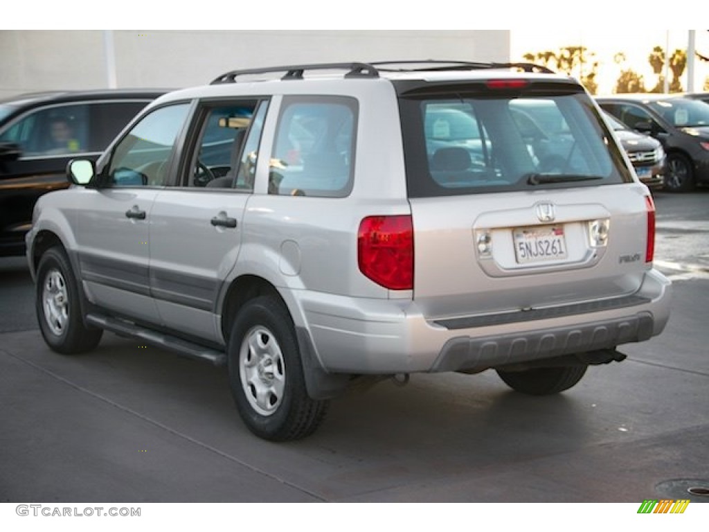 2005 Pilot LX 4WD - Billet Silver Metallic / Gray photo #2