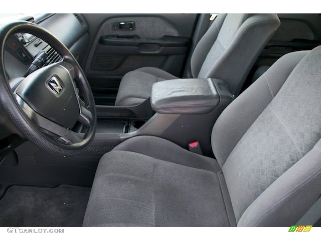 2005 Pilot LX 4WD - Billet Silver Metallic / Gray photo #3