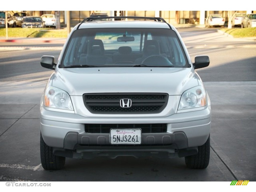 2005 Pilot LX 4WD - Billet Silver Metallic / Gray photo #7
