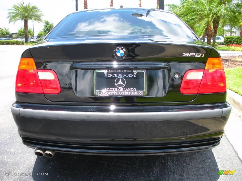 1999 3 Series 328i Sedan - Jet Black / Sand photo #7