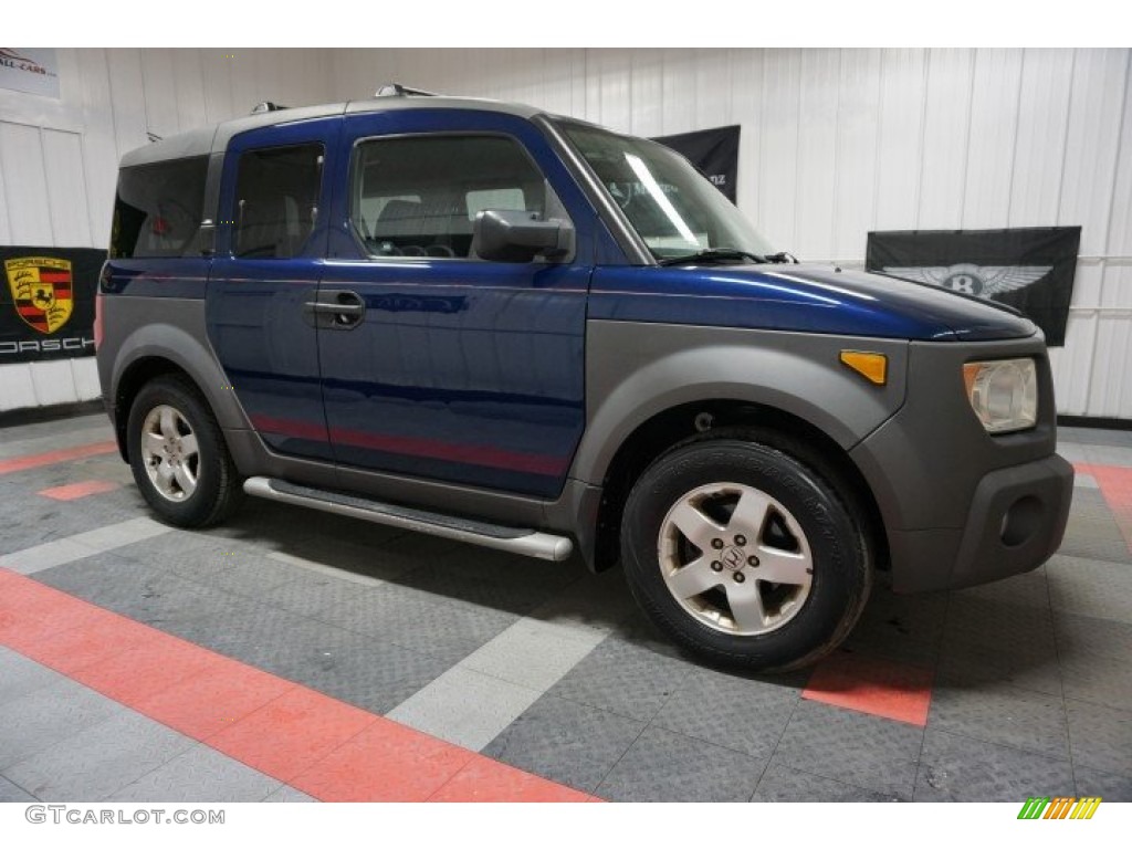 2003 Element EX AWD - Eternal Blue Pearl / Gray photo #5