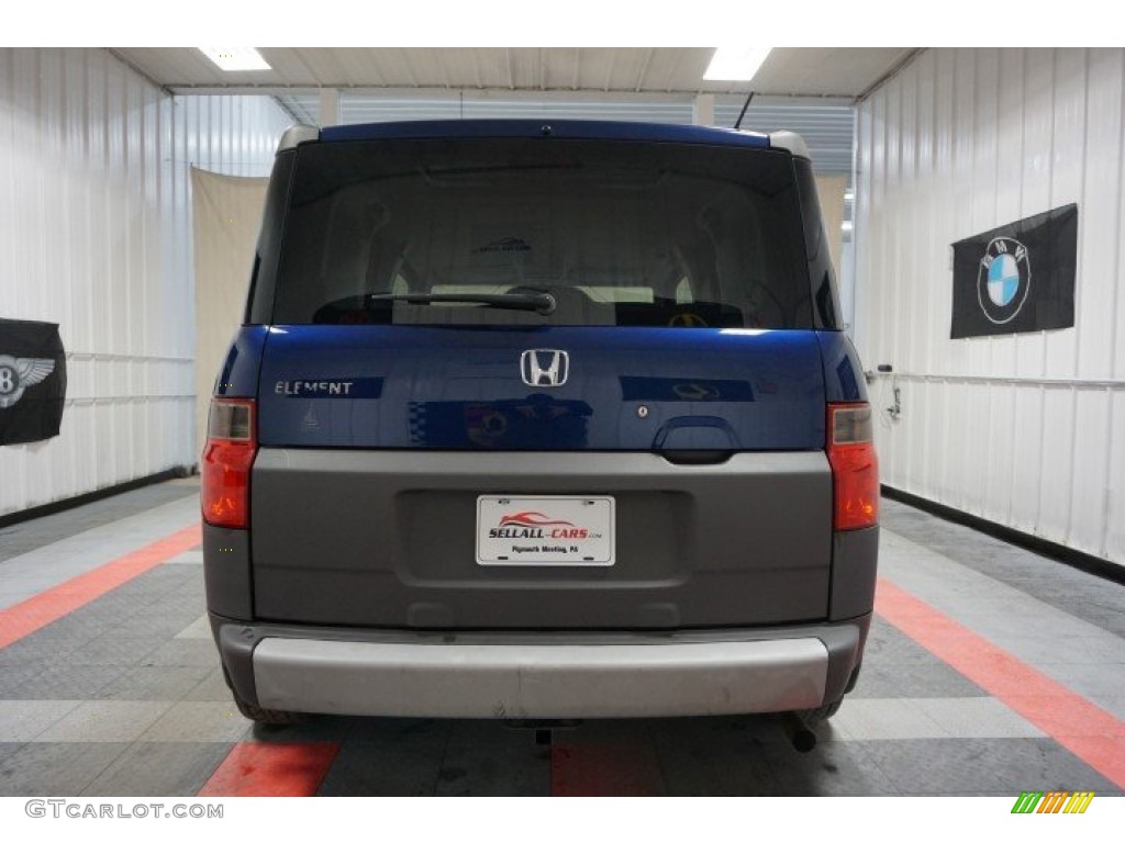 2003 Element EX AWD - Eternal Blue Pearl / Gray photo #8