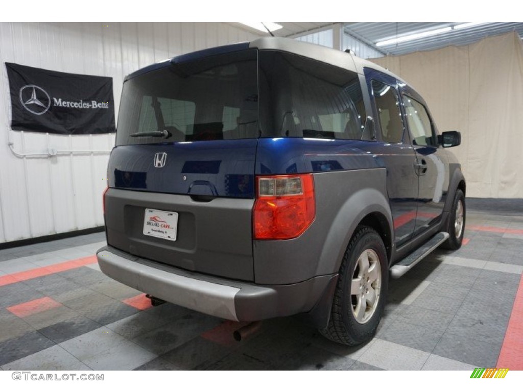 2003 Element EX AWD - Eternal Blue Pearl / Gray photo #9