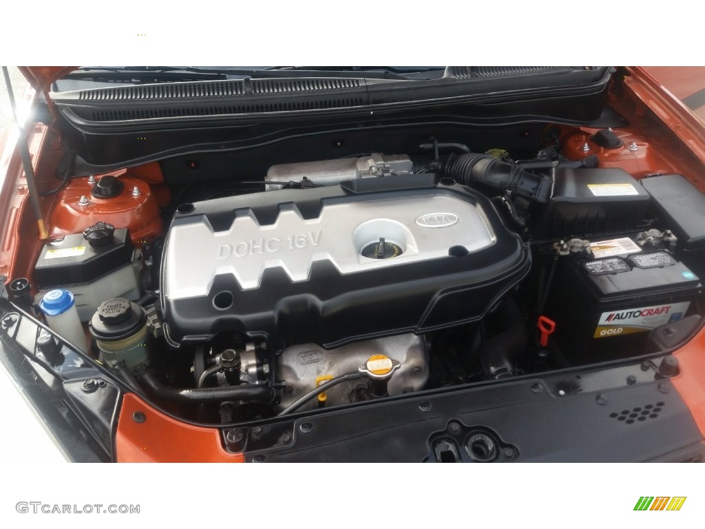 2006 Rio Rio5 SX Hatchback - Sunset Orange / Gray photo #22