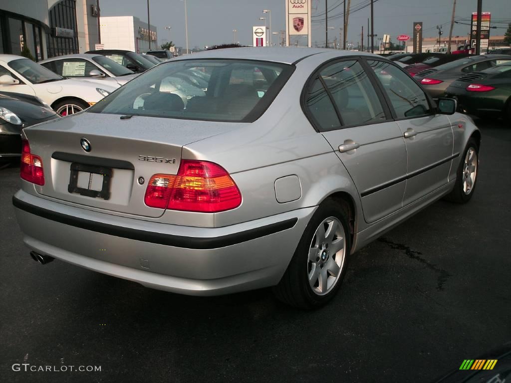 2003 3 Series 325xi Sedan - Titanium Silver Metallic / Black photo #7