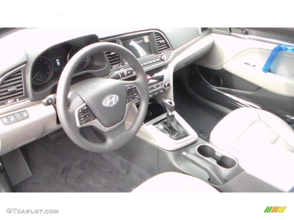 2017 Elantra Limited - Black / Gray photo #4