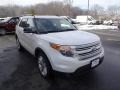 White Platinum Tri-Coat 2013 Ford Explorer XLT 4WD