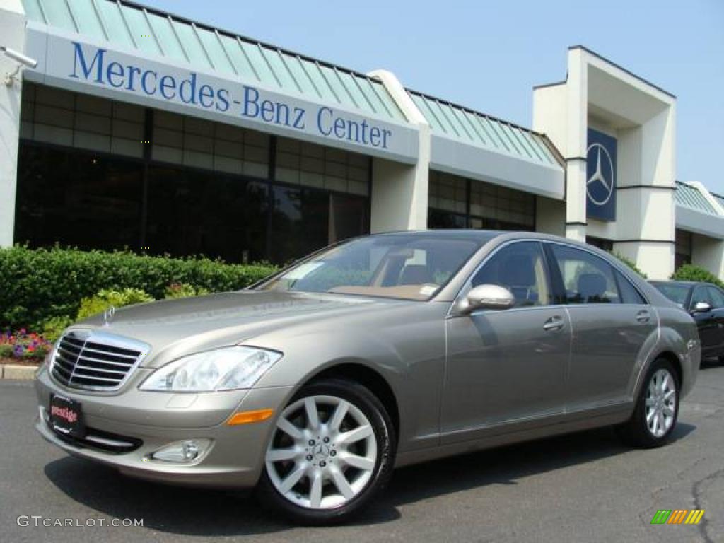 2007 S 550 Sedan - Pewter Metallic / Cashmere/Savanna photo #1