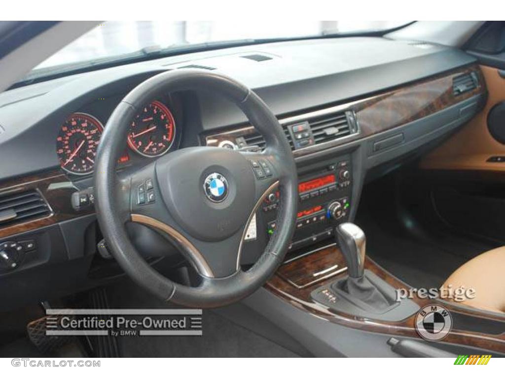 2007 3 Series 328xi Coupe - Deep Green Metallic / Saddle Brown/Black photo #14